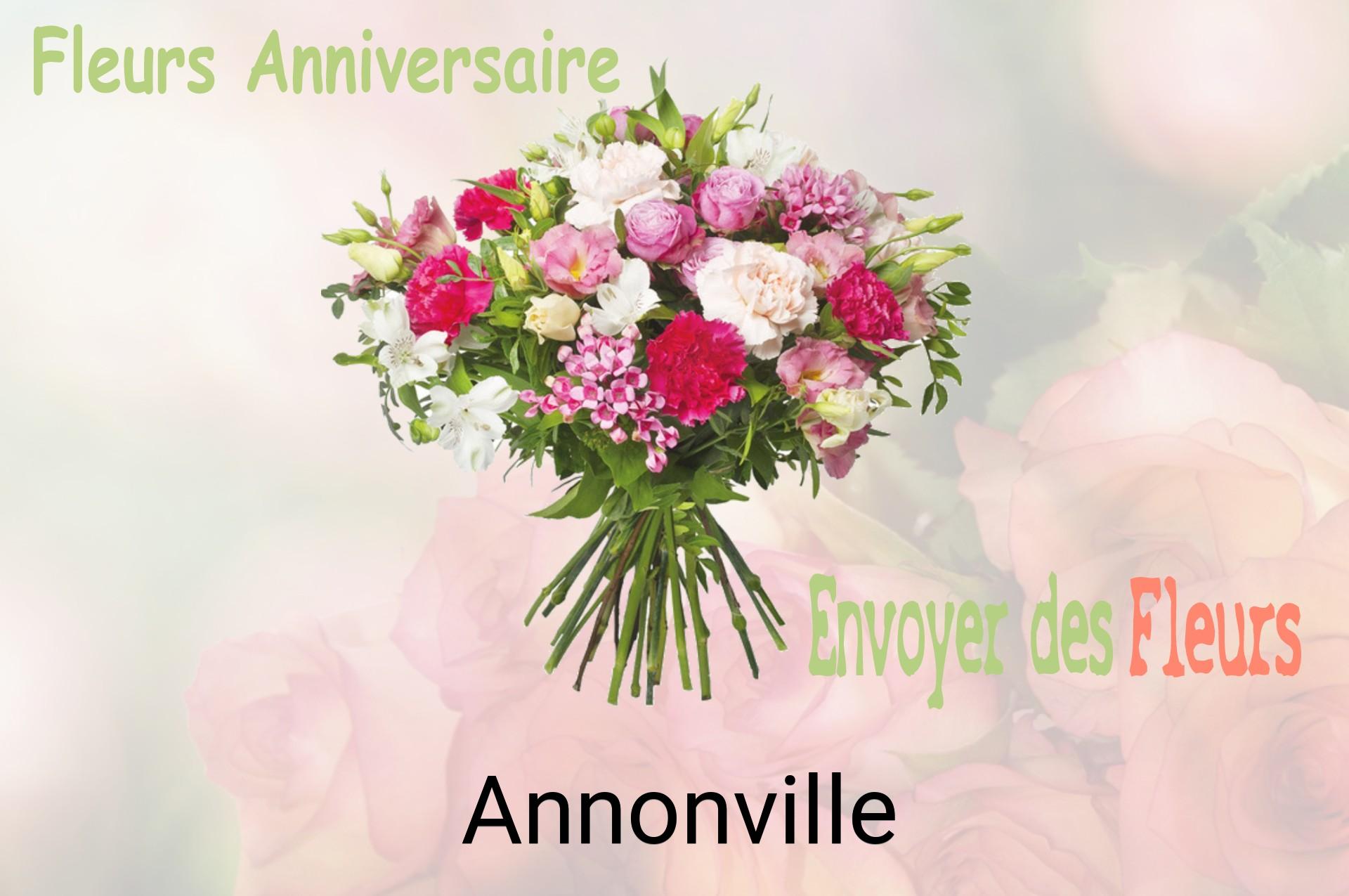 Bouquet de fleurs d’anniversaire livré à Annonville