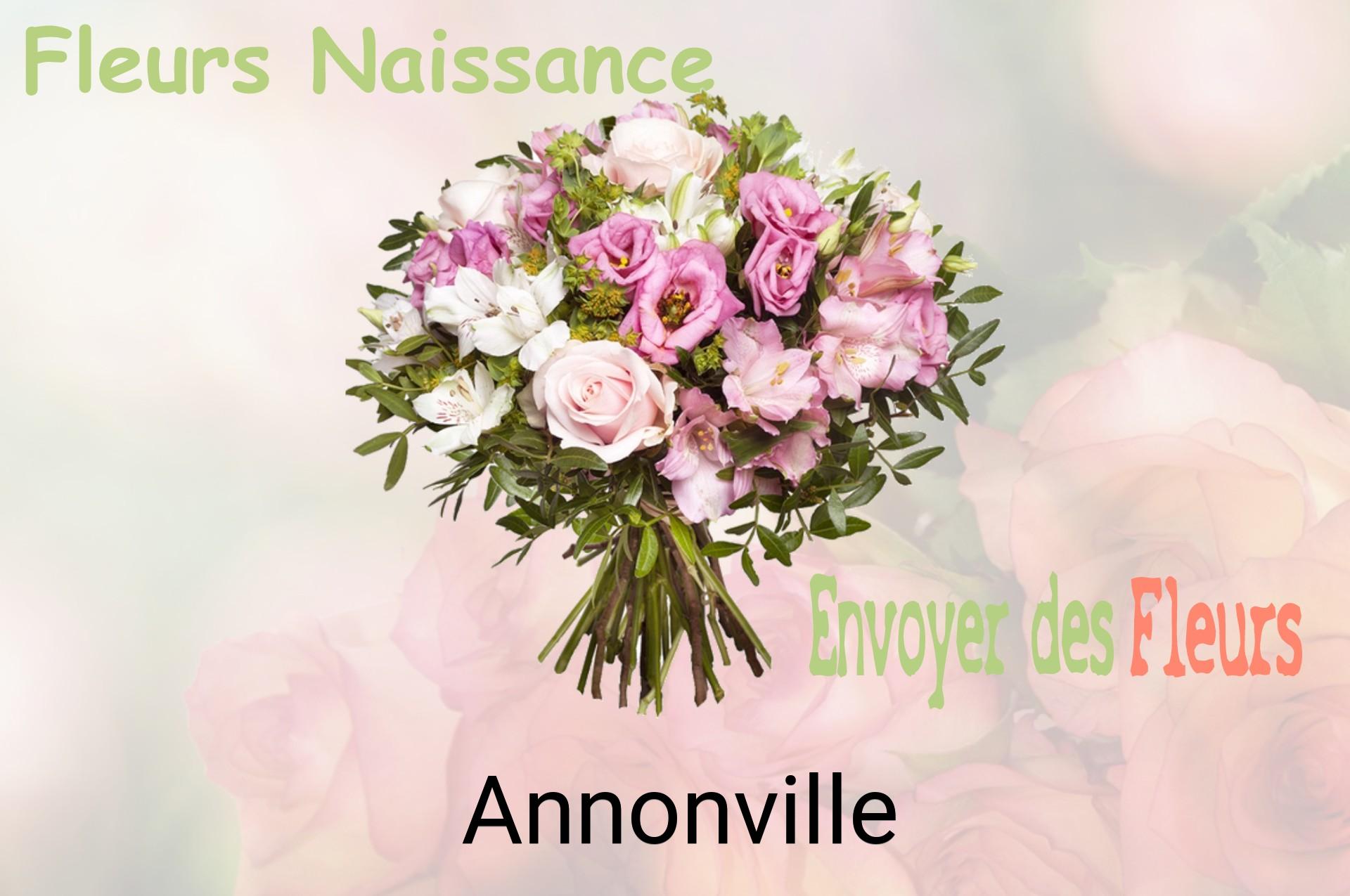 Bouquet de fleurs de naissance livré à Annonville